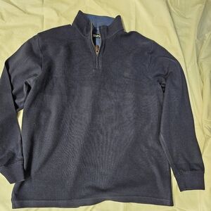 Navy 1/4 zip Pullover